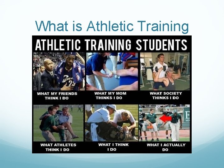 What is Athletic Training 