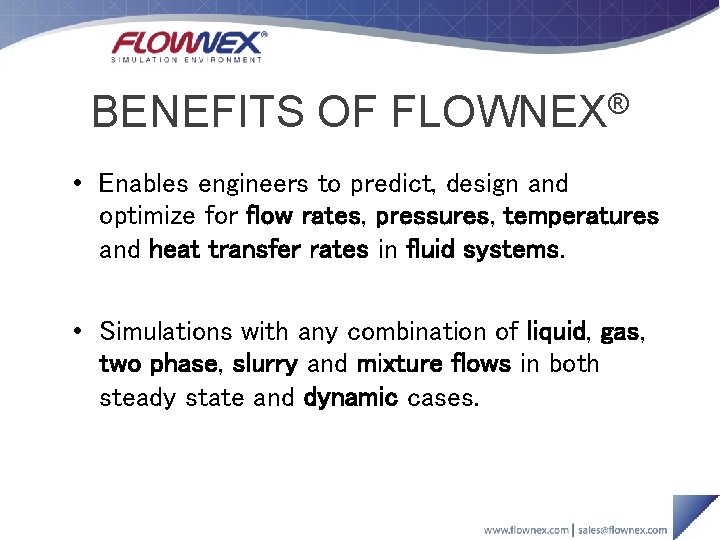 Flow Engineering Software SYSTEMS SIMULATION SOFTWARE PROCESS FLOW HEAT TRANSFER COMPANY