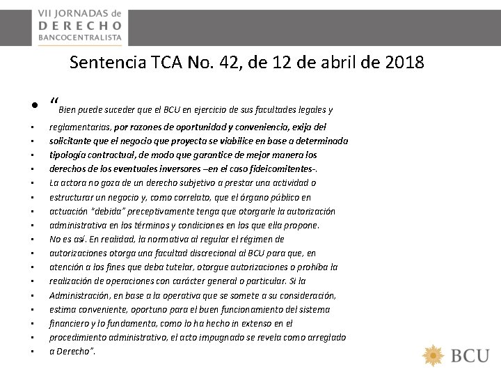 Sentencia TCA No. 42, de 12 de abril de 2018 • “Bien puede suceder