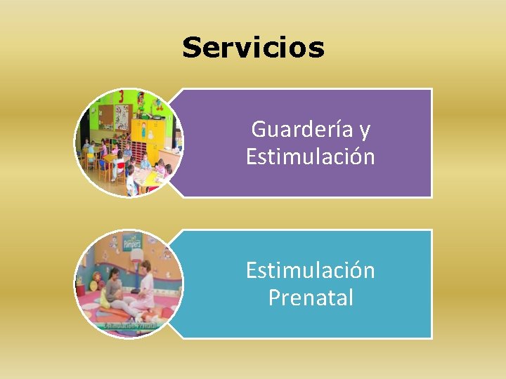 Servicios Guardería y Estimulación Prenatal 