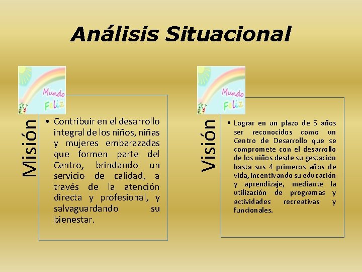  • Contribuir en el desarrollo integral de los niños, niñas y mujeres embarazadas