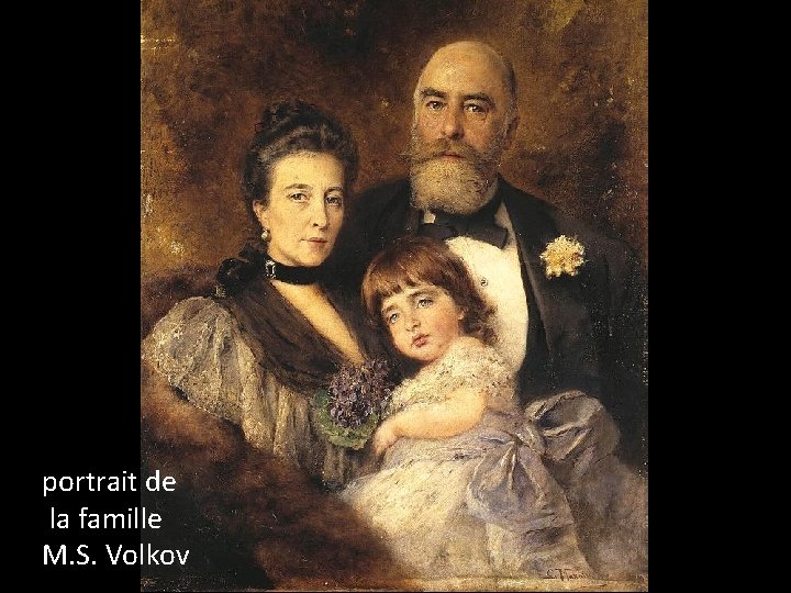 portrait de la famille M. S. Volkov 