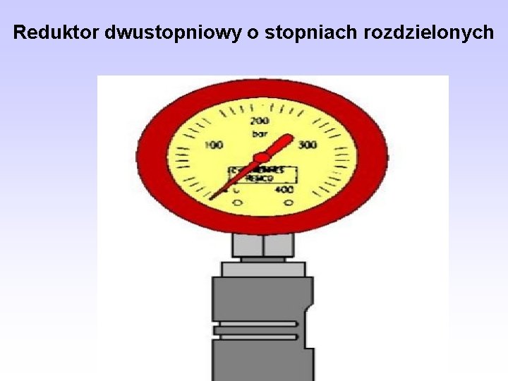 Reduktor dwustopniowy o stopniach rozdzielonych 