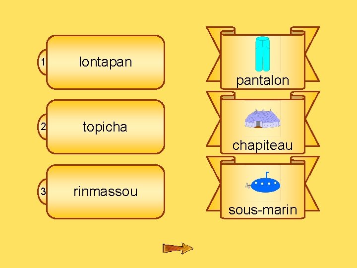 3 1 lontapan pantalon 2 topicha chapiteau 3 rinmassou sous-marin 3 1 lontapan pantalon 2 topicha chapiteau 3 rinmassou sous-marin