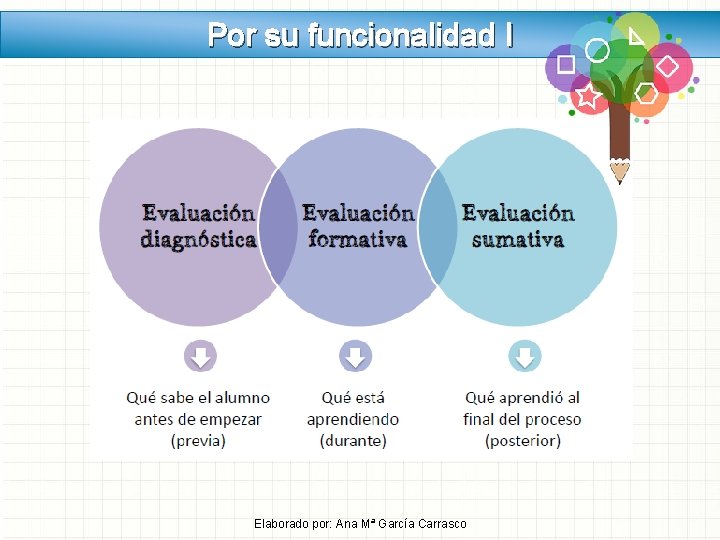Por su funcionalidad I Elaborado por: Ana Mª García Carrasco Por su funcionalidad I Elaborado por: Ana Mª García Carrasco