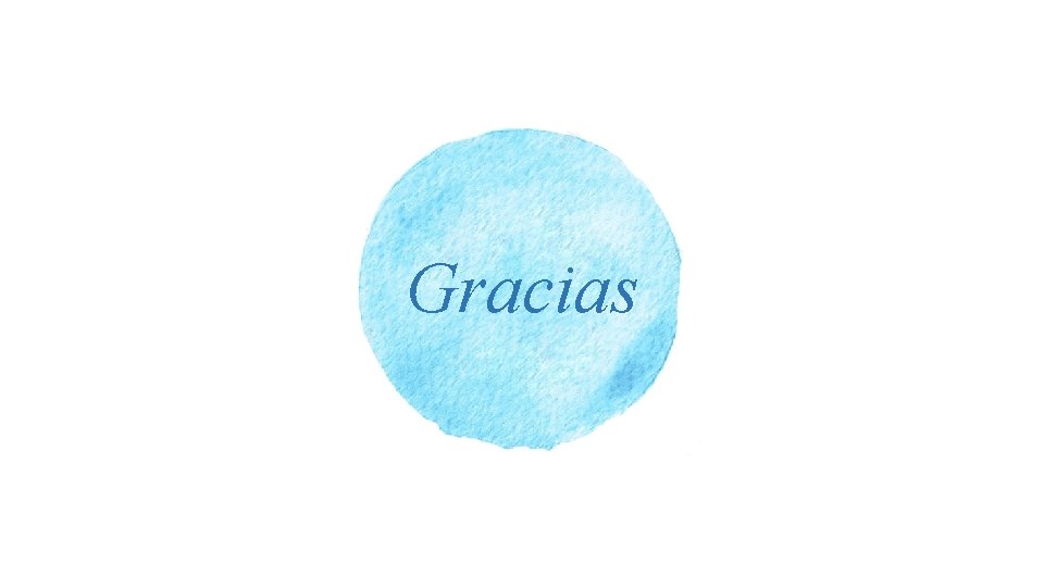 Gracias 