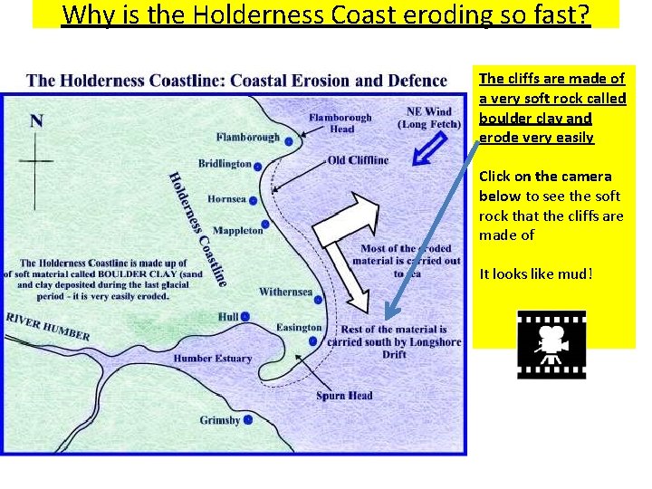 Why is the Holderness Coast eroding so fast? The cliffs are made of a Why is the Holderness Coast eroding so fast? The cliffs are made of a