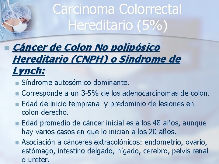 cancer colorectal hereditario