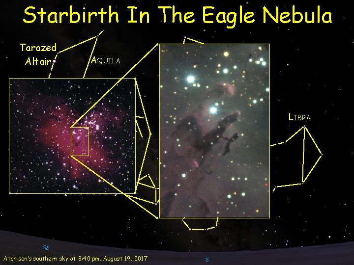 Starbirth In The Eagle Nebula Tarazed Altair AQUILA OPHIUCHUS LIBRA SCUTUM SATURN SAGITTARIUS (THE Starbirth In The Eagle Nebula Tarazed Altair AQUILA OPHIUCHUS LIBRA SCUTUM SATURN SAGITTARIUS (THE
