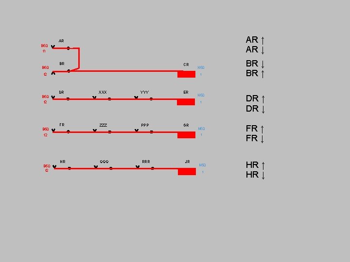 AR ↑ AR ↓ AR B 50 f 1 B 50 BR CR t