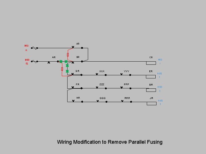 AR B 50 f 1 B 50 f 2 AR BR CR N 50