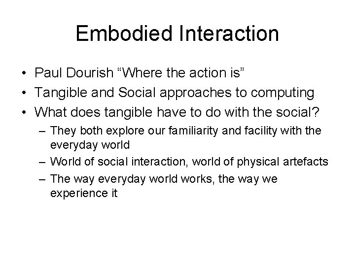 Physical Interaction Design and Realization Introduction cristikth se