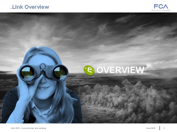 . Link Overview OVERVIEW . Link 2015 – Current status and roadmap June 2015 . Link Overview OVERVIEW . Link 2015 – Current status and roadmap June 2015