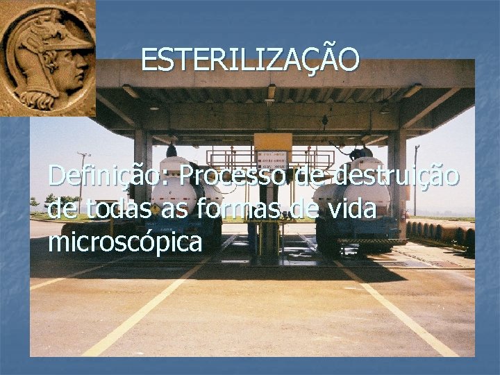 ESTERILIZAÇÃO Definição: Processo de destruição de todas as formas de vida microscópica 