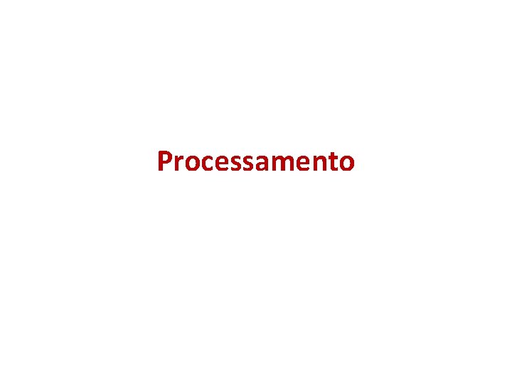 Processamento 