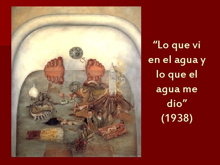 “Lo que vi en el agua y lo que el agua me dio” (1938)