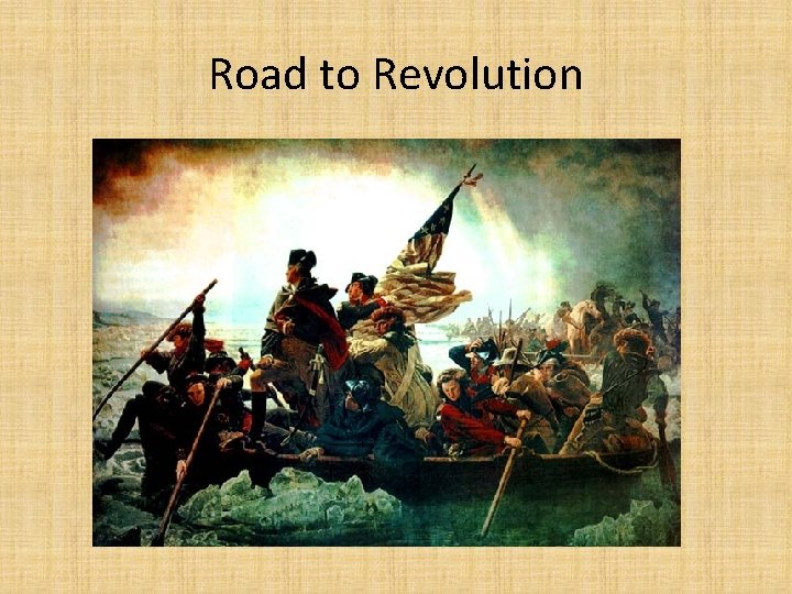 Road to Revolution 