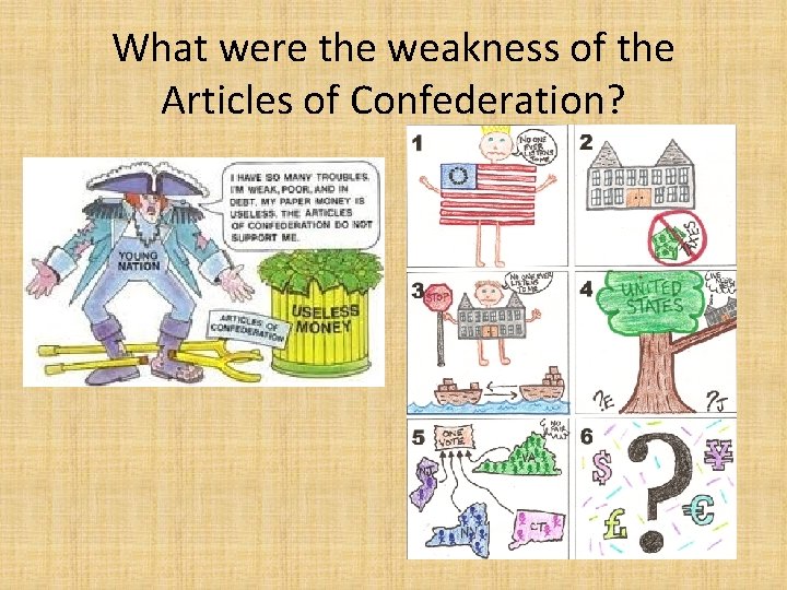 What were the weakness of the Articles of Confederation? 