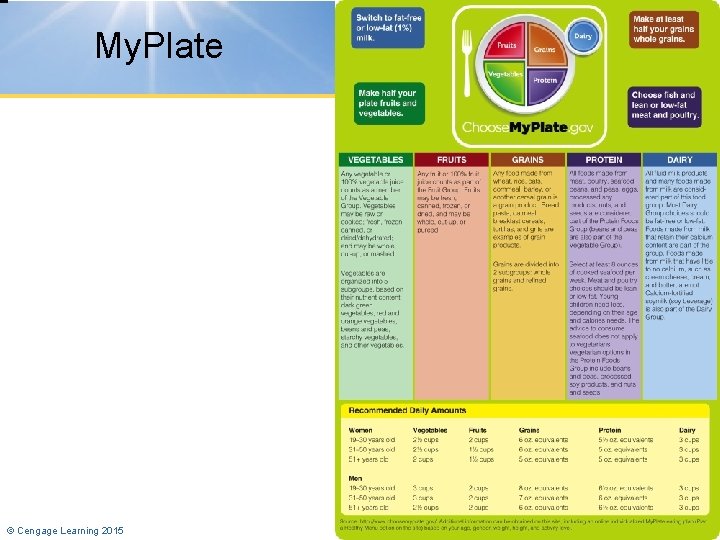 My. Plate © Cengage Learning 2015 