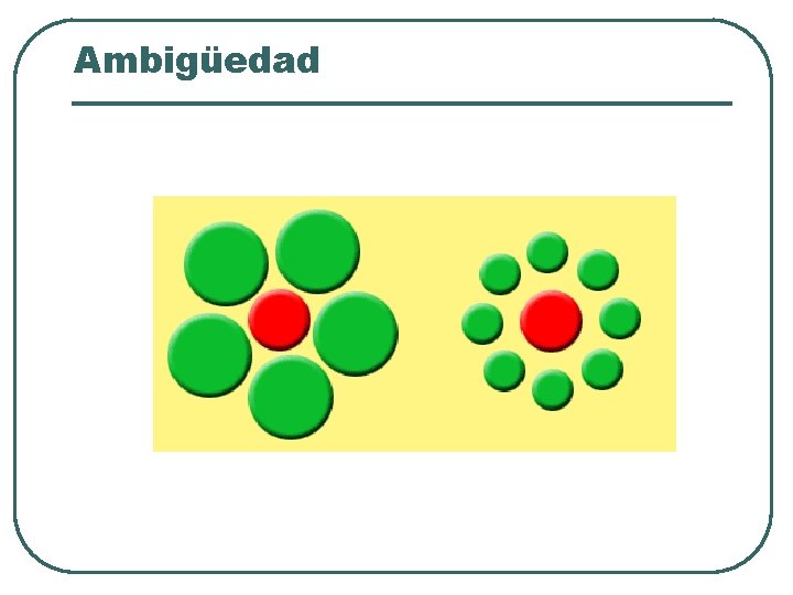 Ambigüedad Ambigüedad