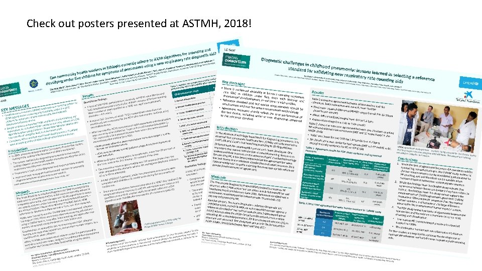 Check out posters presented at ASTMH, 2018! 