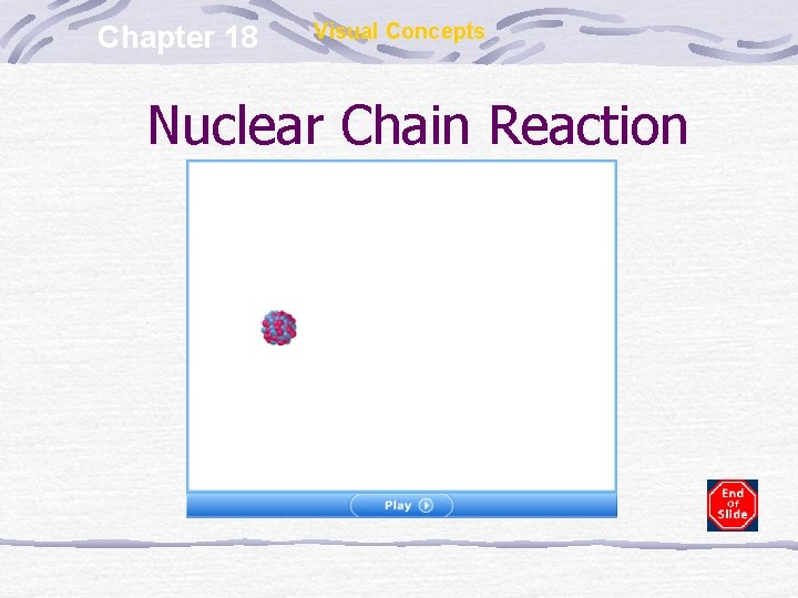 Chapter 18 Visual Concepts Nuclear Chain Reaction 