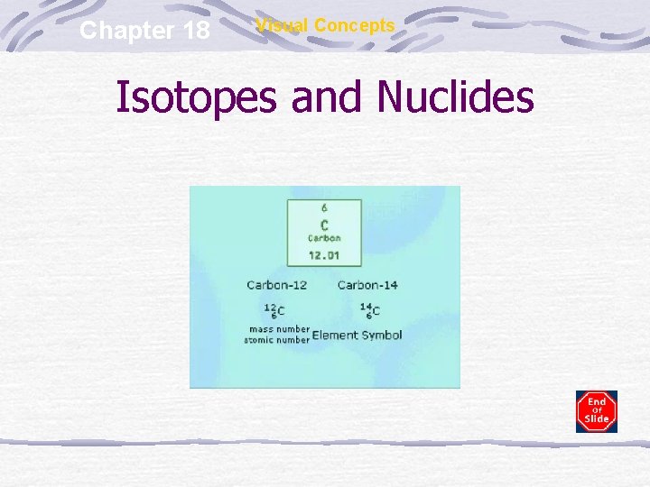 Chapter 18 Visual Concepts Isotopes and Nuclides 