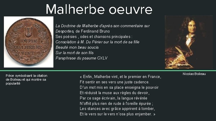 Malherbe oeuvre La Doctrine de Malherbe d'après son commentaire sur Desportes, de Ferdinand Bruno