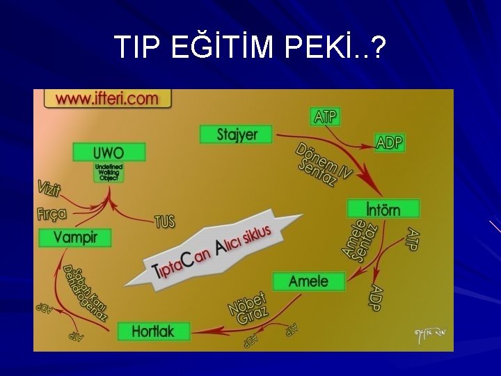 TIP EĞİTİM PEKİ. . ? TIP EĞİTİM PEKİ. . ?