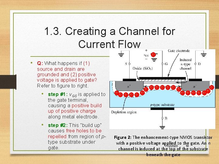 1. 3. Creating a Channel for Current Flow • Q: What happens if (1)