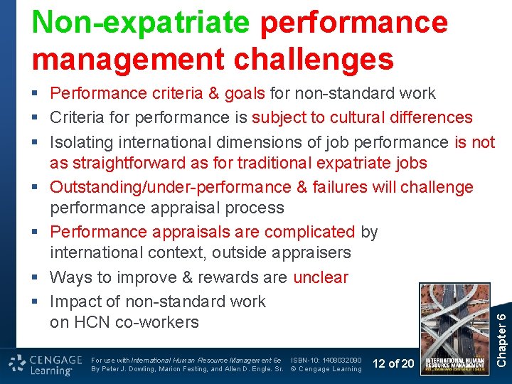 § Performance criteria & goals for non-standard work § Criteria for performance is subject § Performance criteria & goals for non-standard work § Criteria for performance is subject