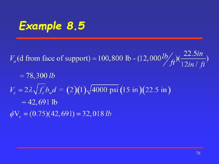 Example 8. 5 76 