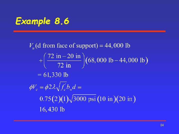 Example 8. 6 84 