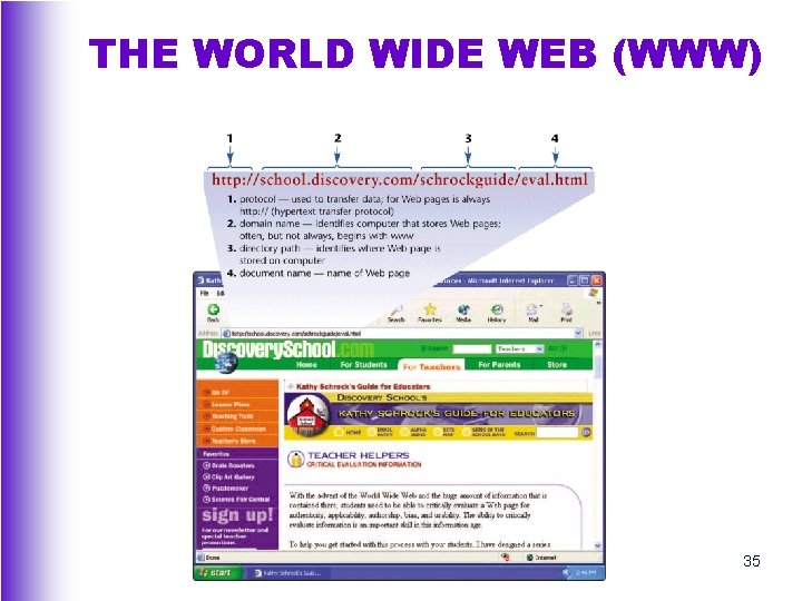 THE WORLD WIDE WEB (WWW) 35 