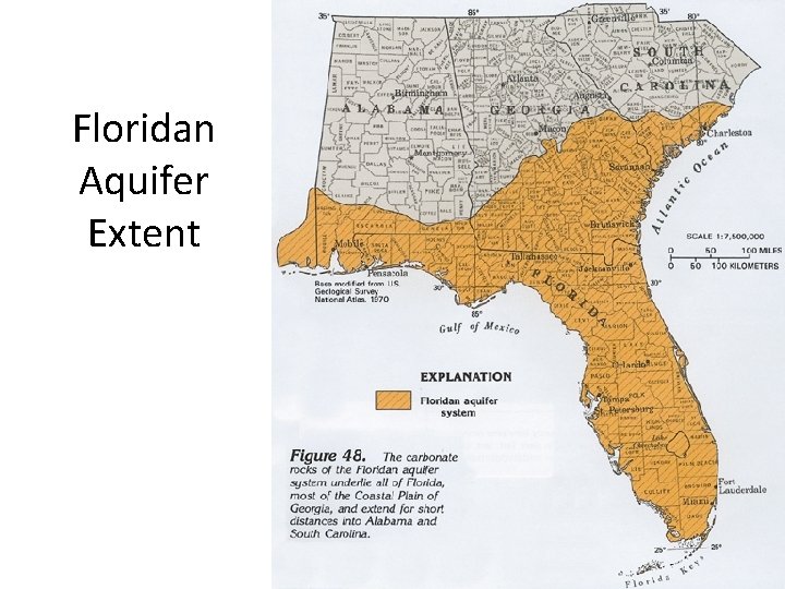 Floridan Aquifer Extent 