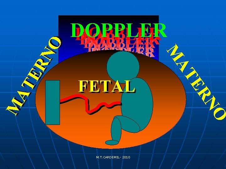 DOPPLER DOPPLER N ER FETAL AT DOPPLER M O MA TE RN O DOPPLER
