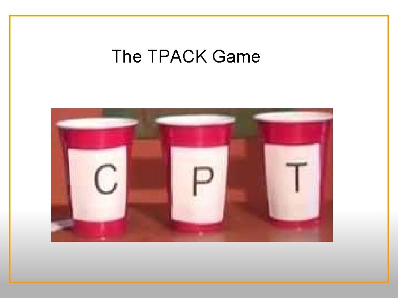 The TPACK Game 