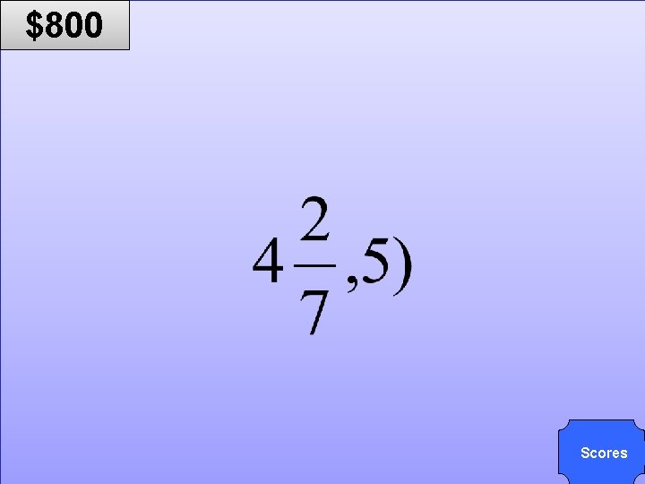 © Mark E. Damon - All Rights Reserved $800 Scores 