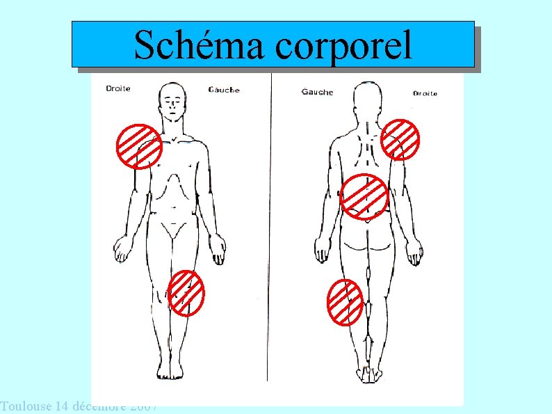 Schéma corporel Toulouse 14 décembre 2007 