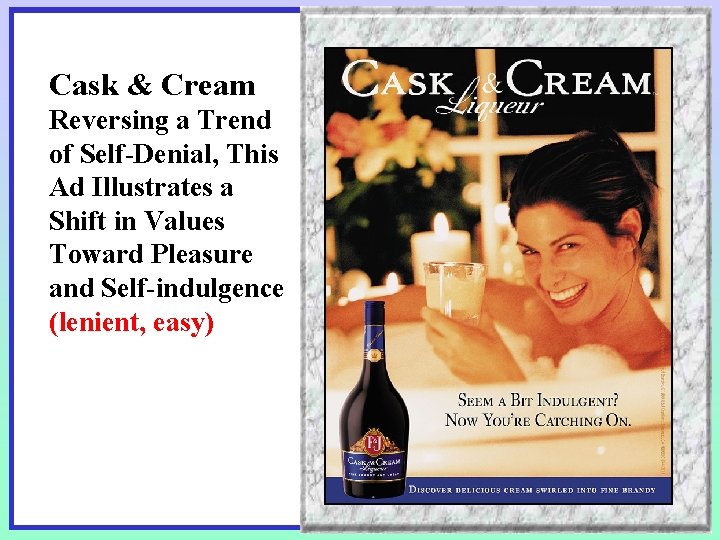 Cask & Cream Reversing a Trend of Self-Denial, This Ad Illustrates a Shift in Cask & Cream Reversing a Trend of Self-Denial, This Ad Illustrates a Shift in