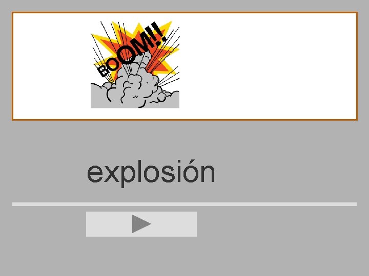 explosión 