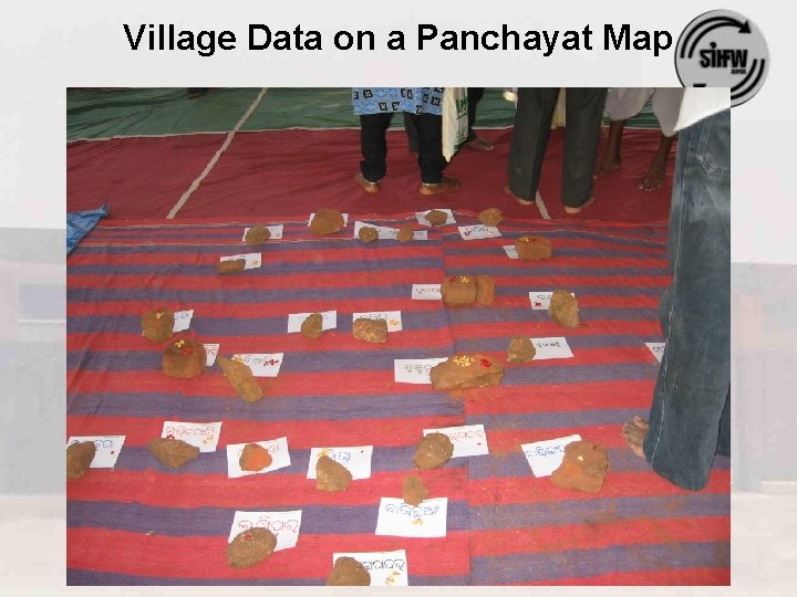 Village Data on a Panchayat Map 