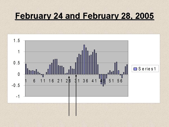 February 24 and February 28, 2005 