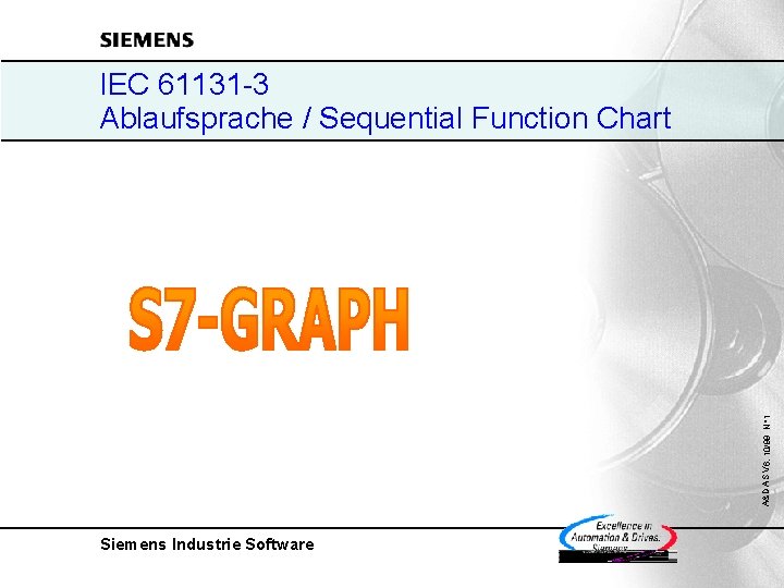 A&D AS V 6, 10/99 N° 1 IEC 61131 -3 Ablaufsprache / Sequential Function