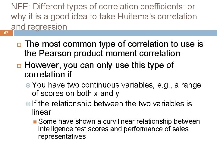 67 NFE: Different types of correlation coefficients: or why it is a good idea