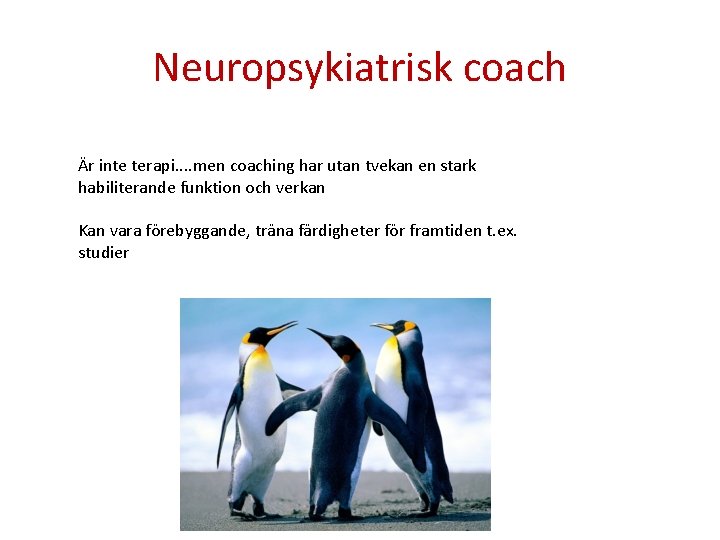 Neuropsykiatrisk coach Är inte terapi. . men coaching har utan tvekan en stark habiliterande Neuropsykiatrisk coach Är inte terapi. . men coaching har utan tvekan en stark habiliterande