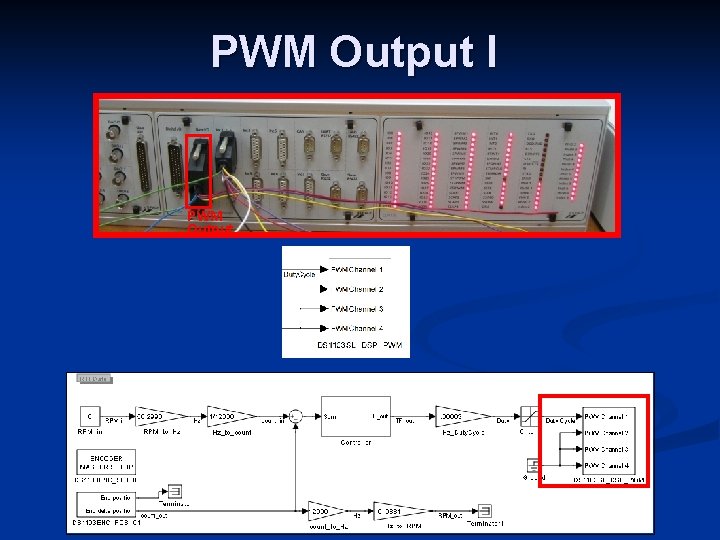 PWM Output I PWM Output 