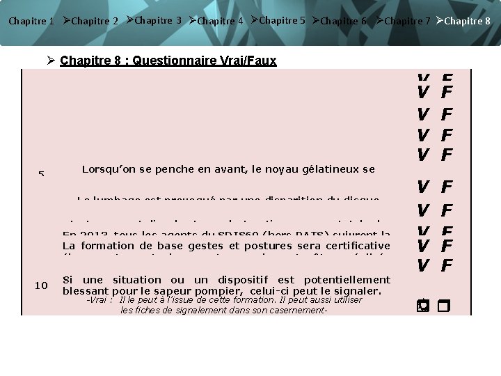 Chapitre 1 ØChapitre 2 ØChapitre 3 ØChapitre 4 ØChapitre 5 ØChapitre 6 ØChapitre 7 Chapitre 1 ØChapitre 2 ØChapitre 3 ØChapitre 4 ØChapitre 5 ØChapitre 6 ØChapitre 7