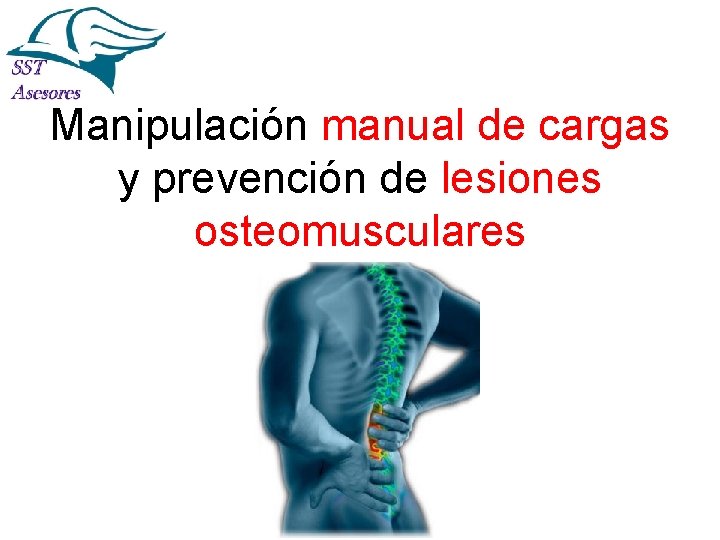 IPER Específico por sección Manipulación manual de cargas y prevención de lesiones osteomusculares La