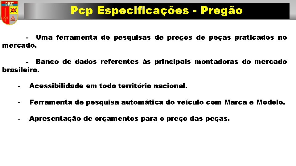 Pcp Especificações - Pregão 88 - Uma ferramenta de pesquisas de preços de peças